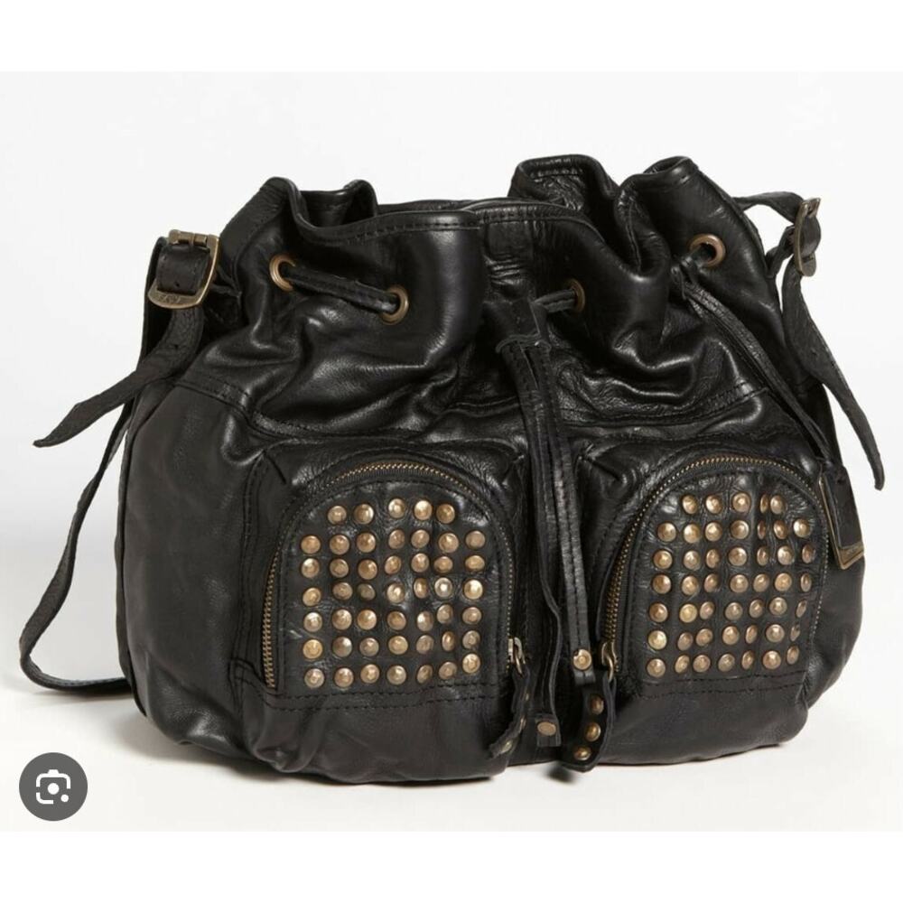 Frye Brooke Leather Studded Handbag $378 View 2